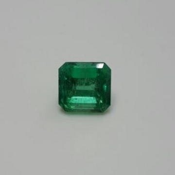 4.90ct octagonal green emerald-panna by 