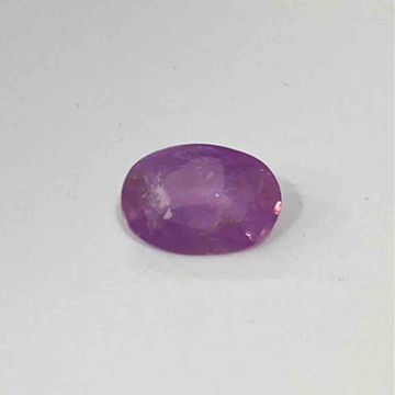 4.31ct oval pink sapphire by 