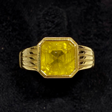 Yellow Sapphire Ring by 