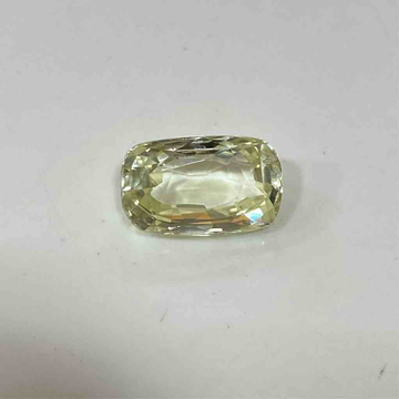 5.50ct cushion yellow yellow-sapphire-pukhraj by 