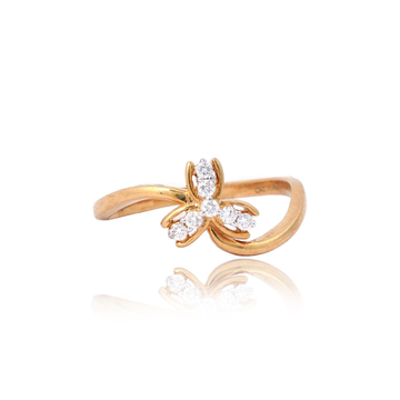 22K Gold Classic Diamond Ring by 