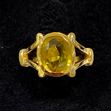 Yellow Sapphire Ring by 