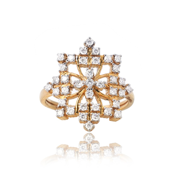 22KT Gold Fancy Diamond Ring by 