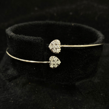 Delicate Heart Shape Diamond Bracelet by 