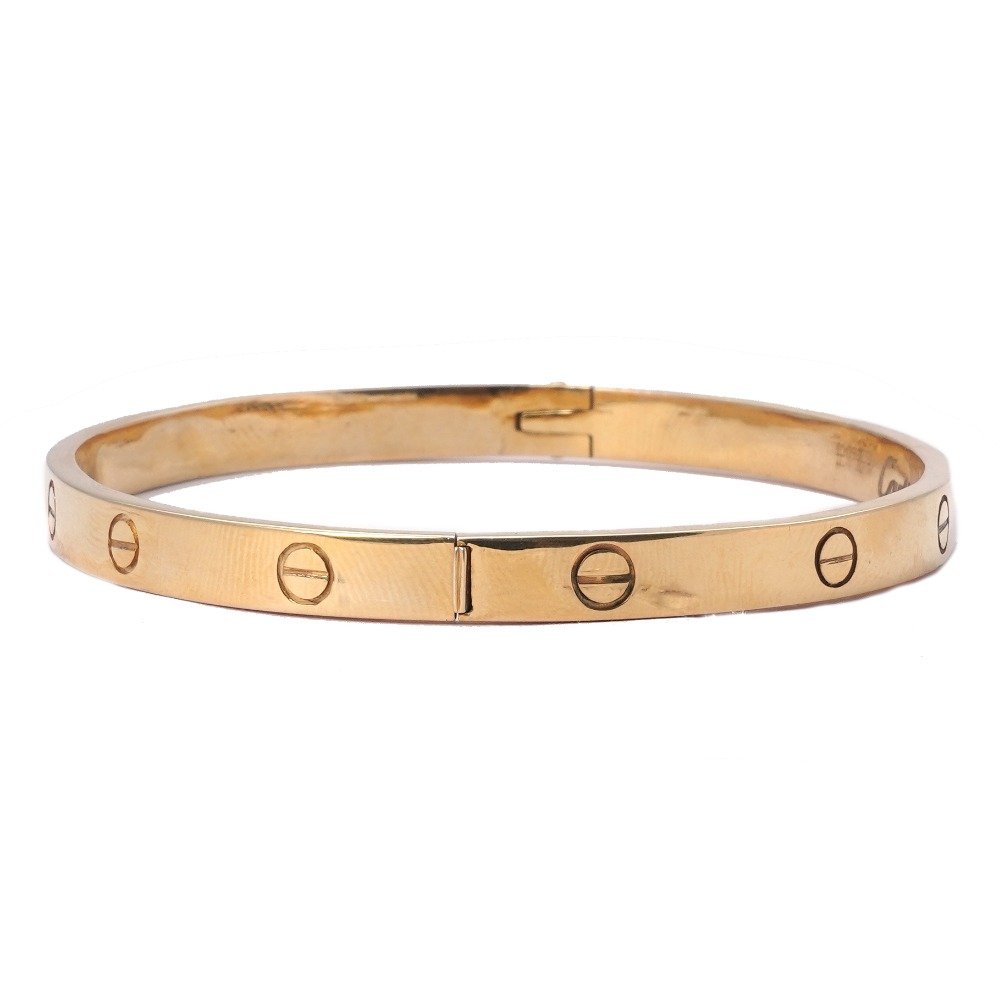 22K Gold Fancy Kada Bracelet