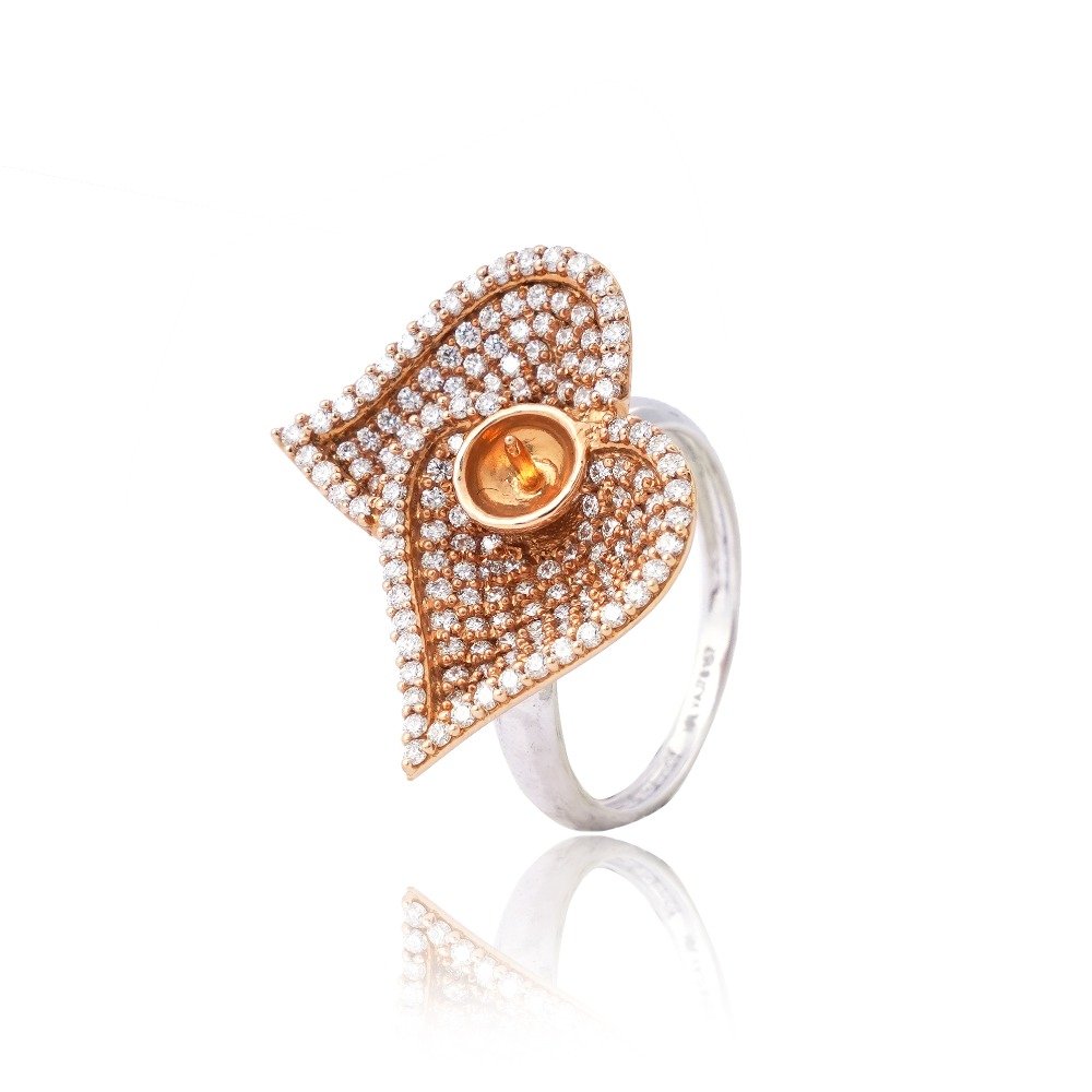 916 Gold Modern Design Diamond Ring