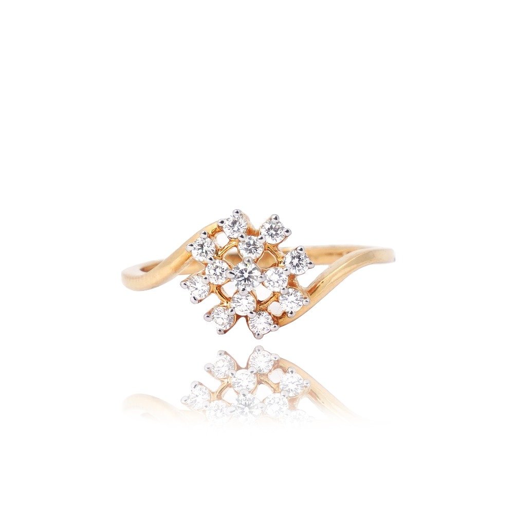 916 Gold Delicate Engagement Ring