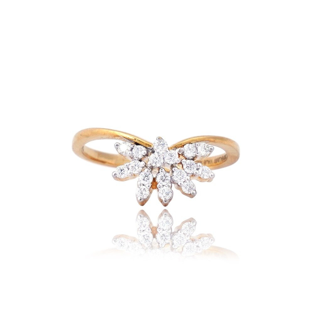 22Kt Gold Designer Diamond Ring