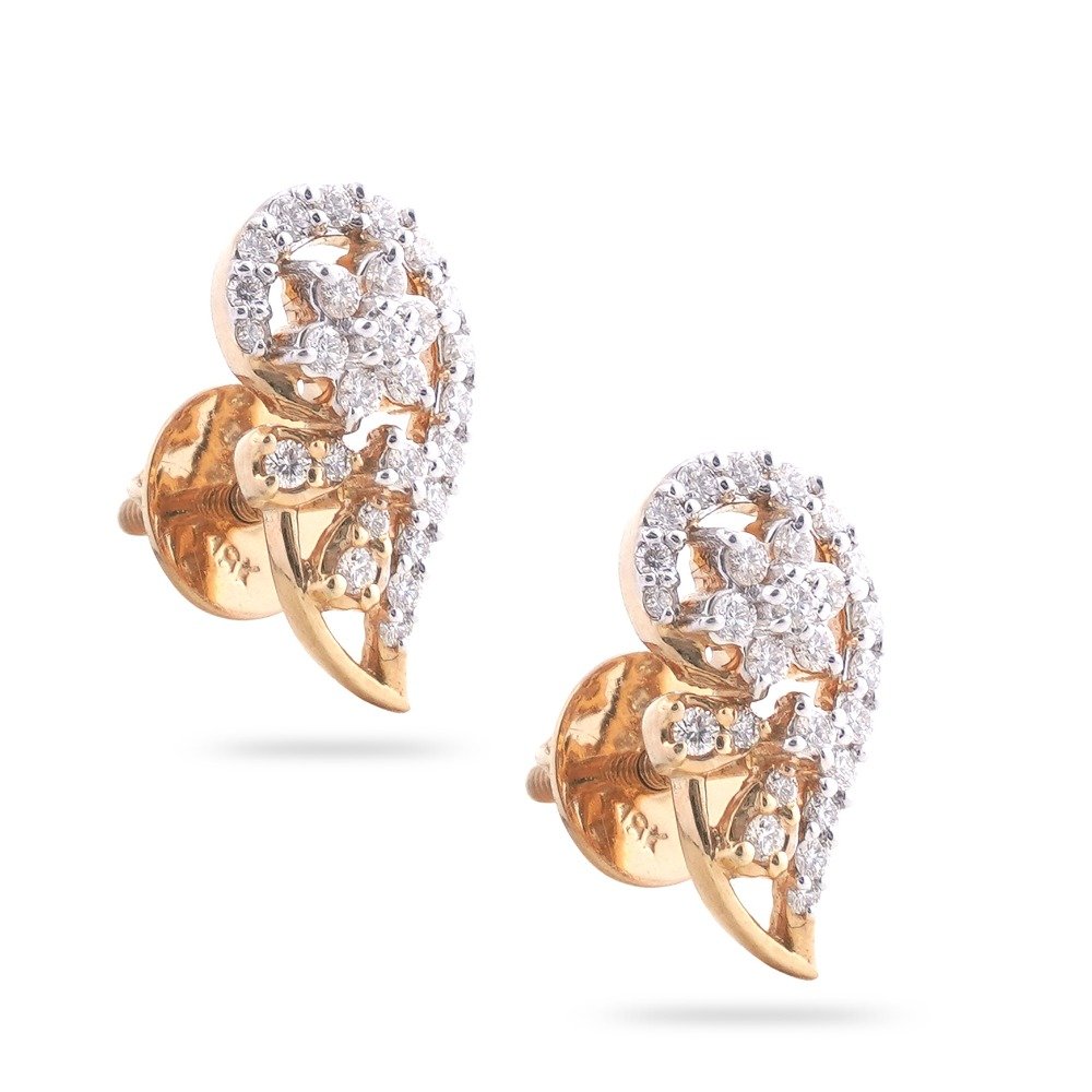 Gold Diamond New Stylish Design Earring 