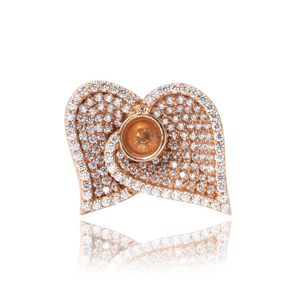 916 Gold Modern Design Diamond Ring