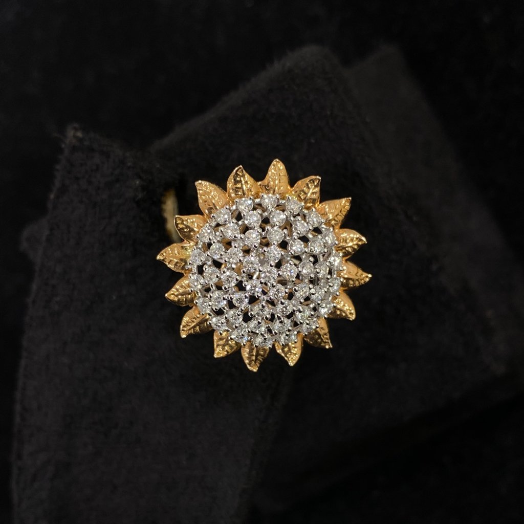 Flower Diamond Ring