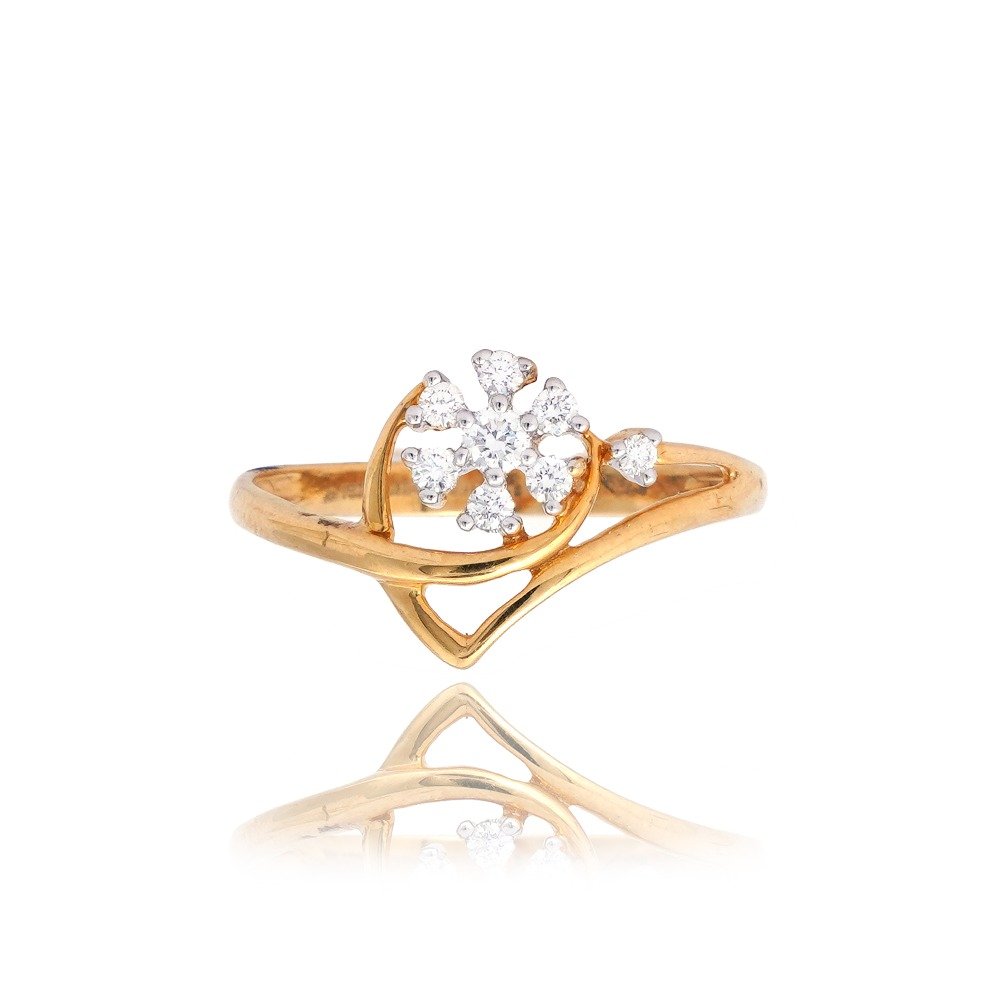 Buy Soho Ring - 22 Karat Gold Tapered Bezel Diamond Engagement Ring at  Nancy Troske Jewelry for only $5,500.00