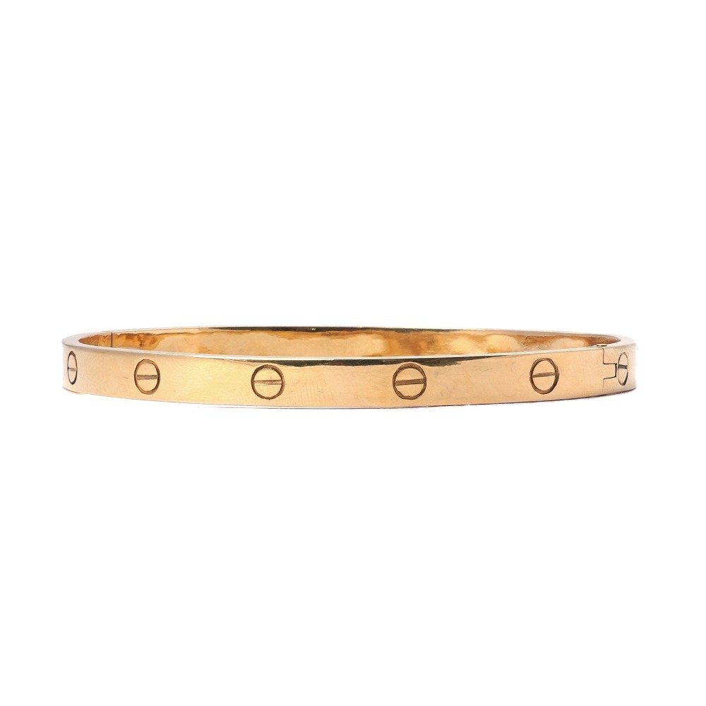 22K Gold Fancy Kada Bracelet