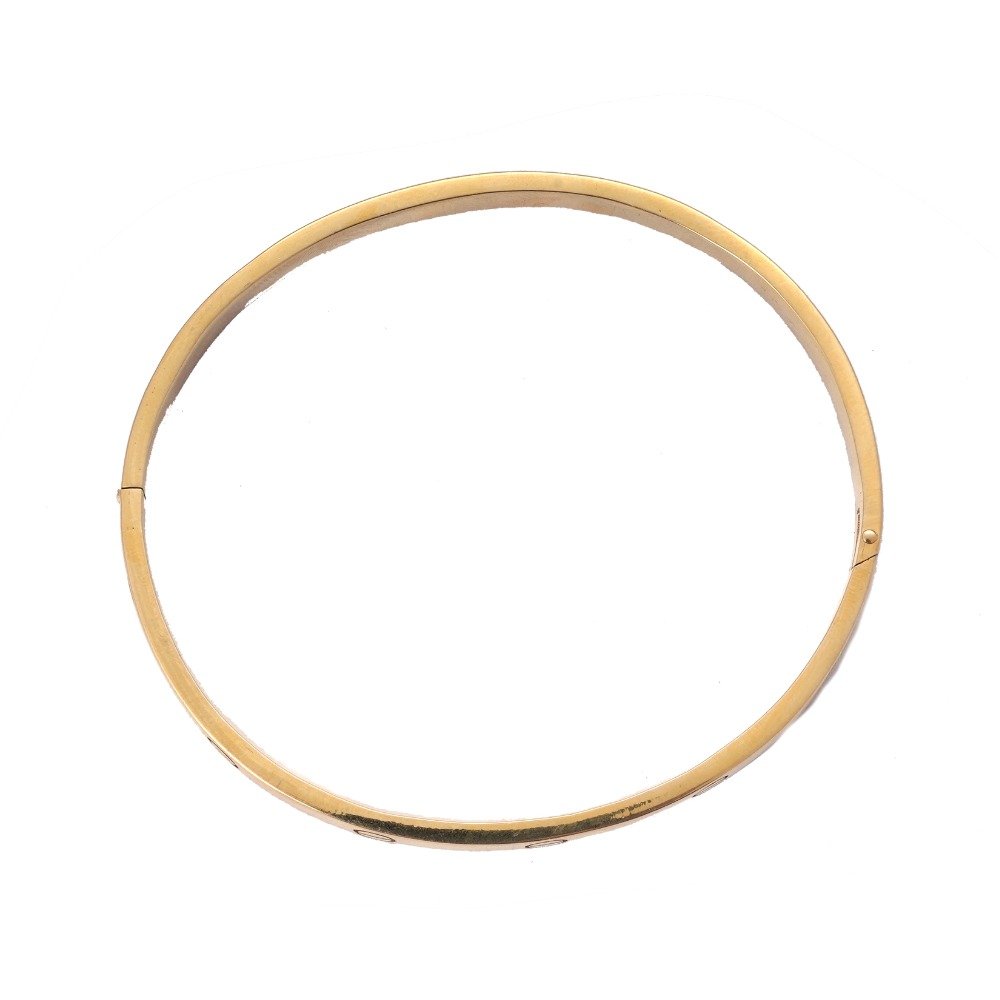 22K Gold Fancy Kada Bracelet