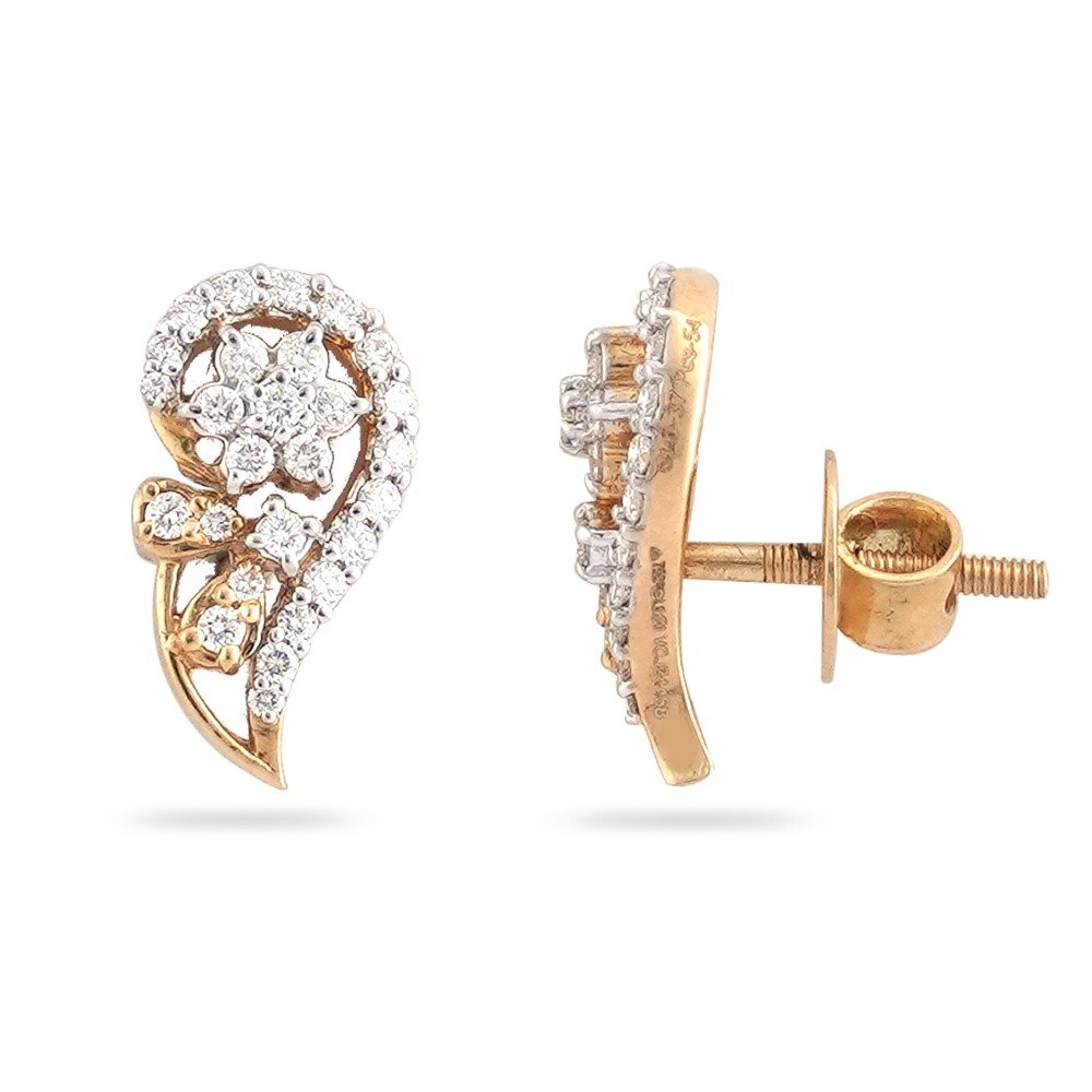 Gold Diamond New Stylish Design Earring 